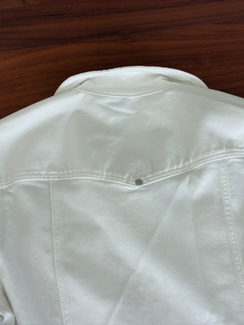 Liverpool White Stretch Denim Jacket NWT Medium - Picture 8 of 10